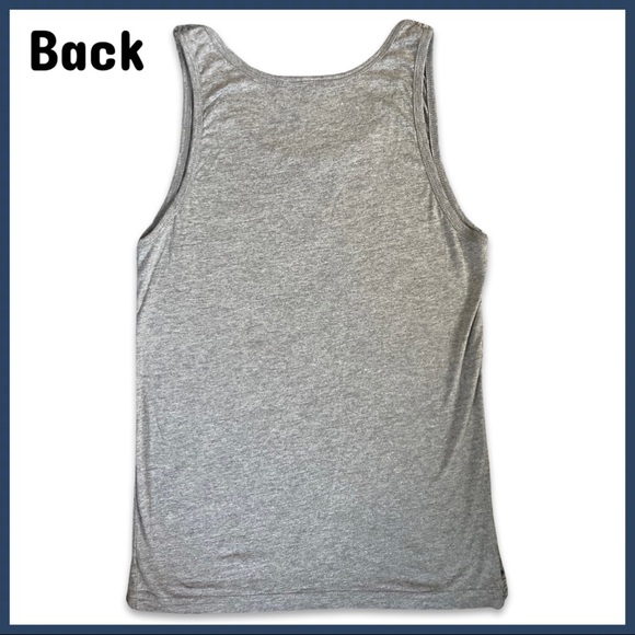 NWT Gray Tri-blend Tank Top - Mountain and Lake Scene - Picture 3 of 8